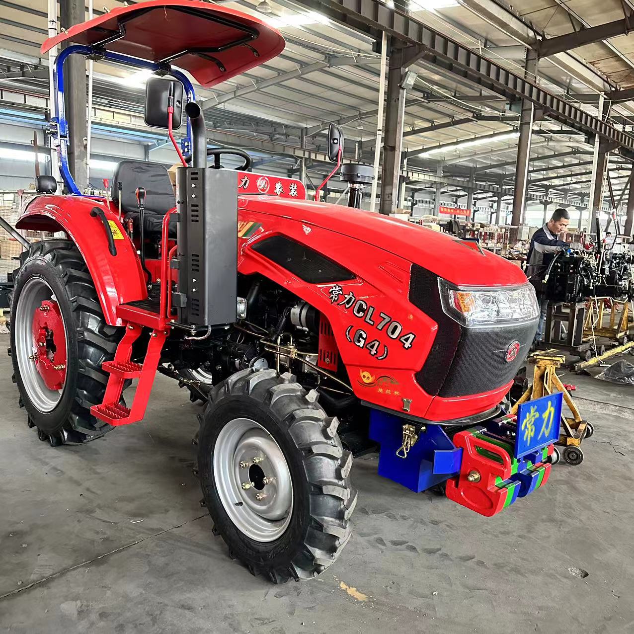 Honggong Agricultural Changli 704 Four wheel Tractor Four wheel Drive Rotary Tillage Trenching and Field Digging Machine Greenhouse Five Land Preparation Machine