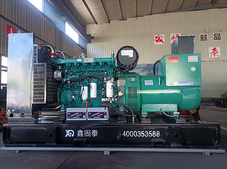 The 400KW Weichai diesel generator set intelligent LCD control system is commonly used in industries such as construction and hotels