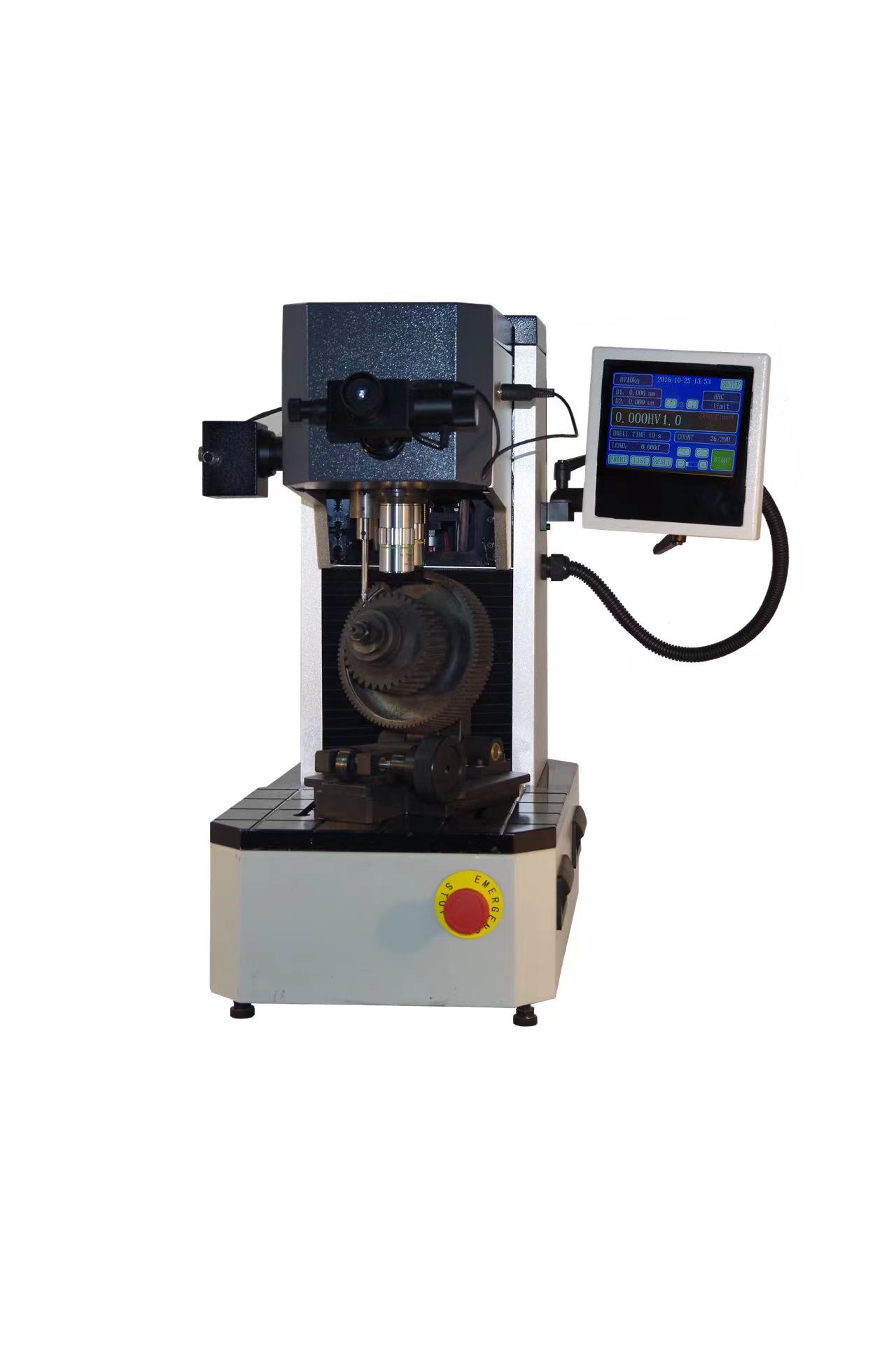 Hengshang HV-30 Vickers hardness tester with clear images, adjustable brightness, and comfortable visual experience, customizable