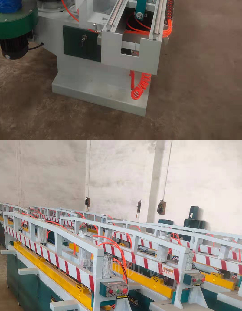 Automatic left and right gear opening machine Double end comb machine Woodworking tenoning machine Wooden square comb tooth extension assembly line