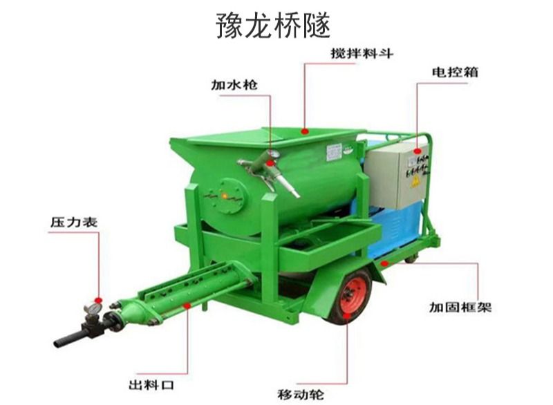 Polyphenylene granule light steel keel grouting mixer foam cement grouting machine