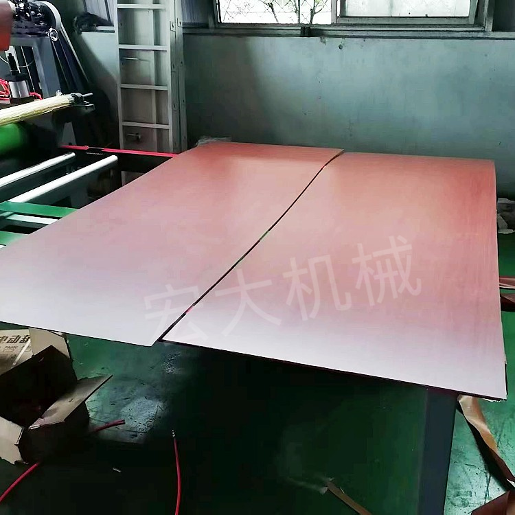 Particle board European pine board veneer machine Large board gypsum board sticker machine Automatic up and down board saving labor and cost saving