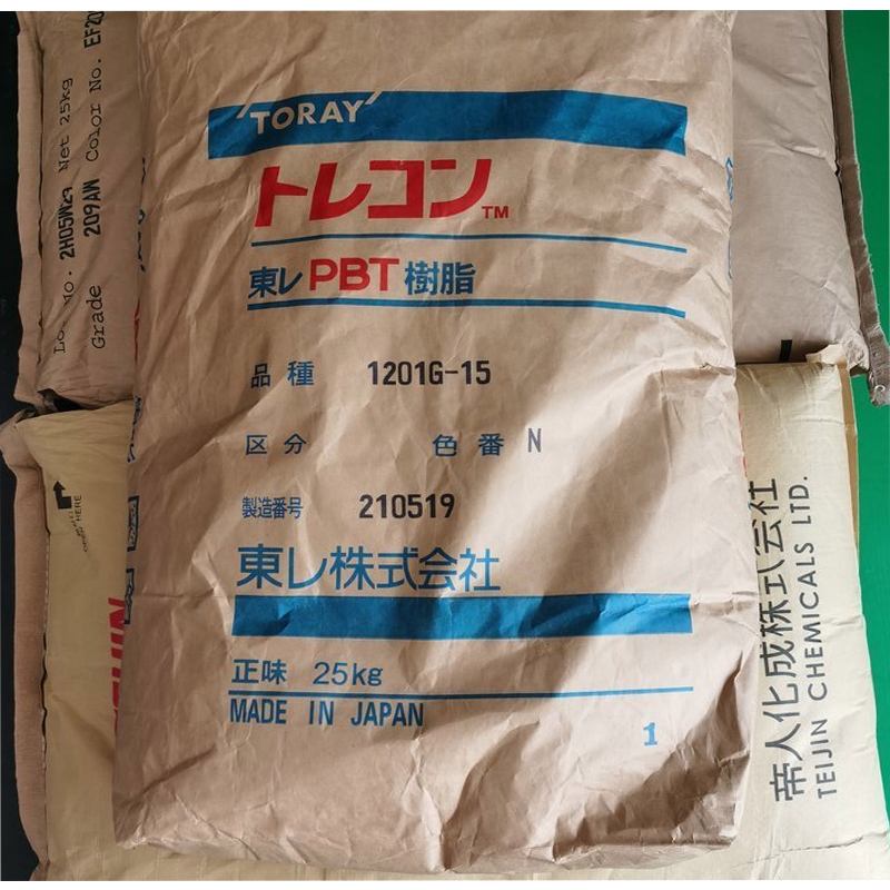 PBT Japan Toray 1164G15NT2 injection grade flame retardant grade 15 fiberglass reinforced automotive components