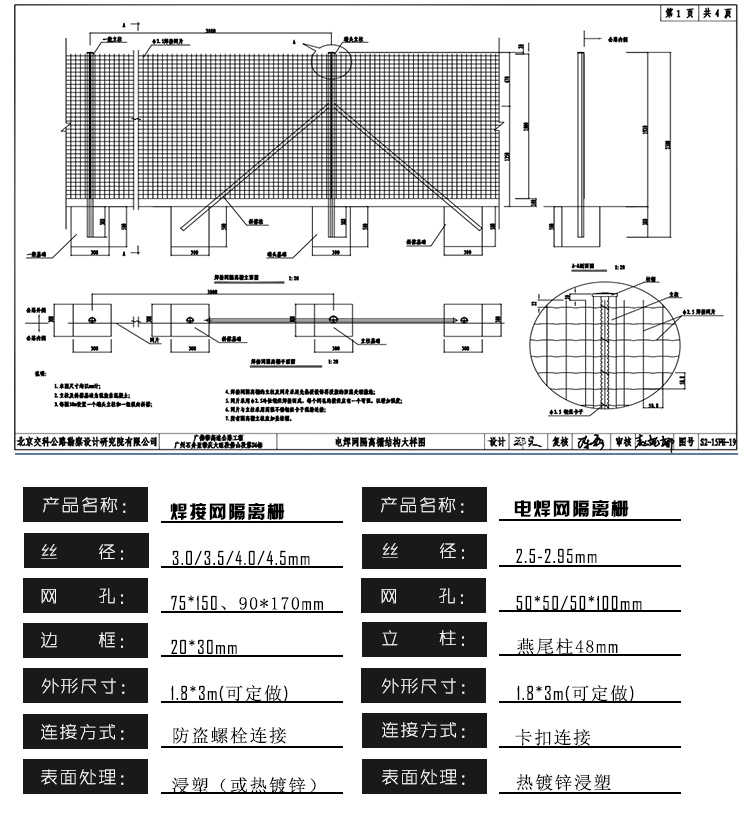 Expressway guardrail network, bridge, river channel protection, steel wire fence, railway ring mountain photovoltaic power station isolation fence