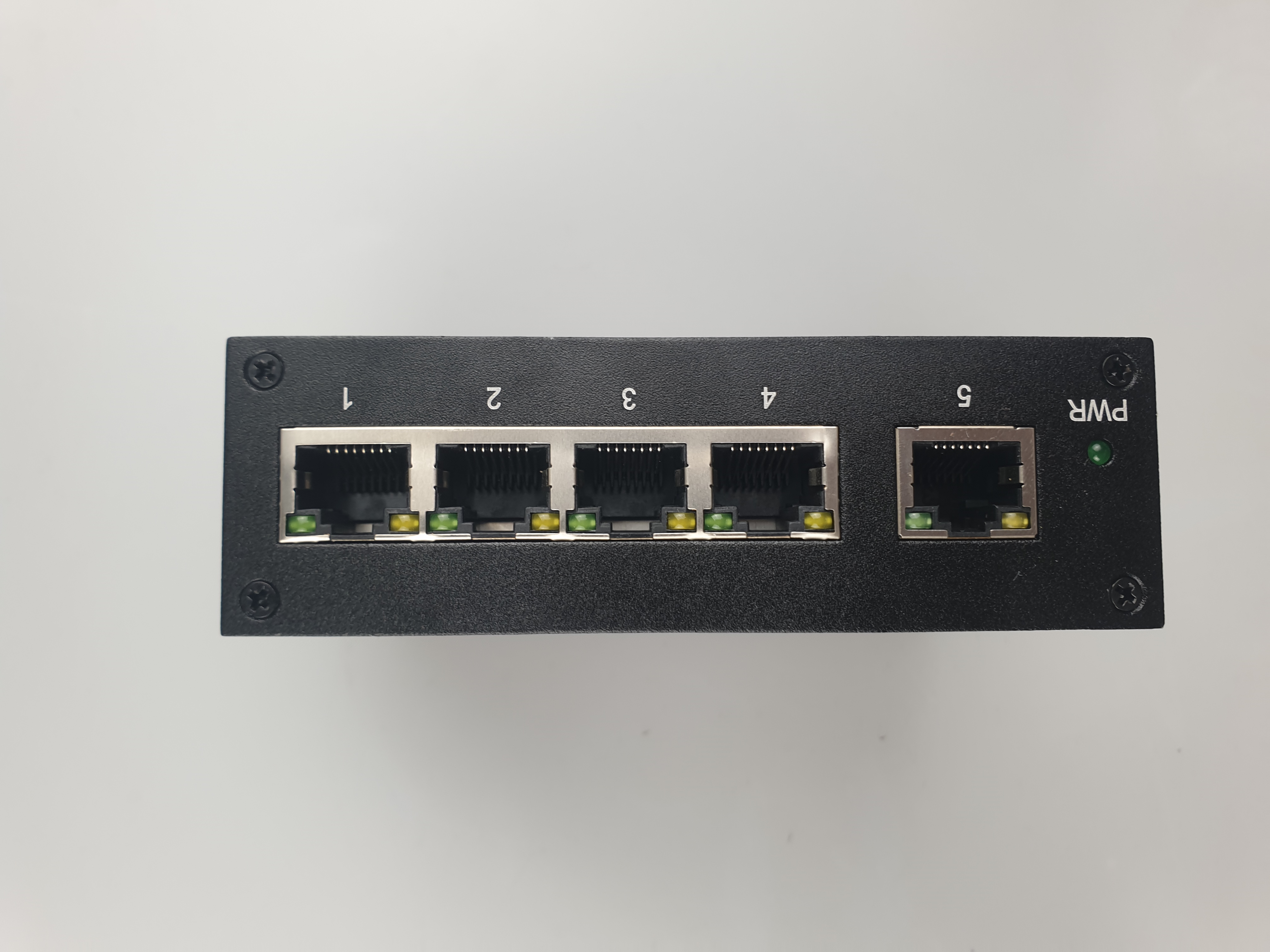 NIS205 100 Gigabit Five Electric Ethernet Industrial Switch Rail Type Non Managed