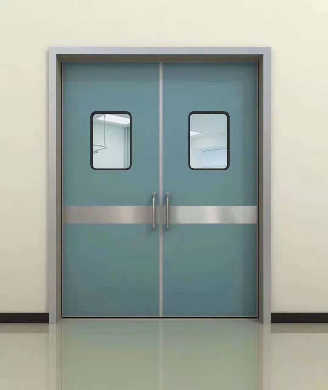 Welcome to call the manual Pingkai Bochuang lead door production factory for radiation proof child and mother doors