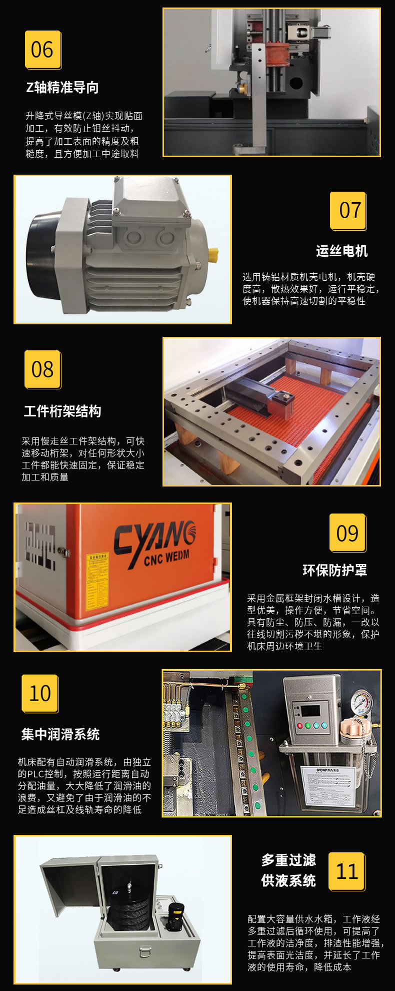 CYANG/Chenyang DK7732AC servo wire cutting machine with comparable performance to slow wire cutting