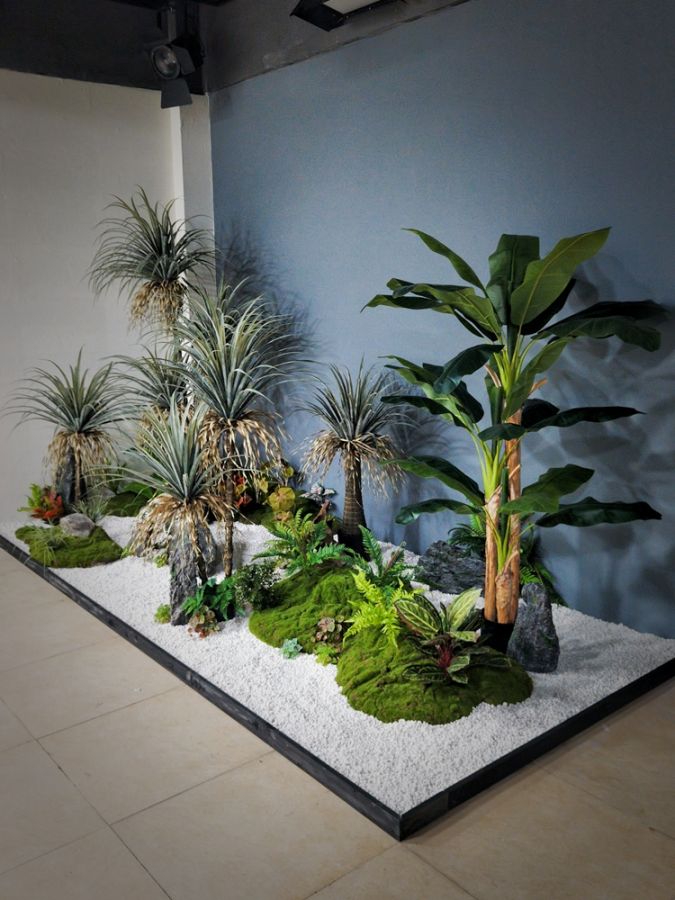 绿墙品牌定制仿真植物小景 室内绿化装饰品 多色系可选