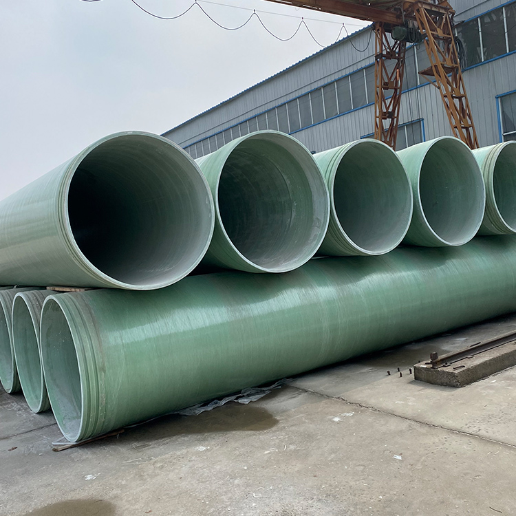 Fiberglass reinforced plastic wound pipeline chemical ventilation pipe process composite pipe with diverse specifications and large diameter sand pipe