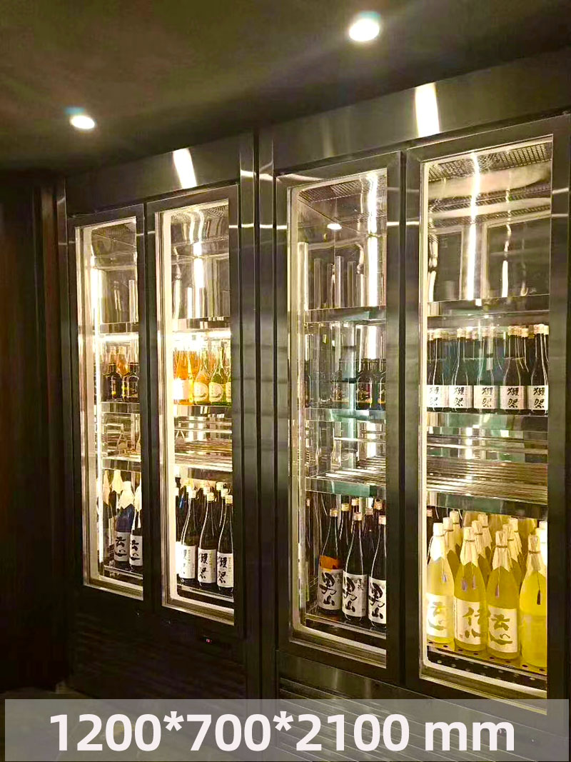 Japanese style barbecue and sake refrigerated display cabinet, barbecue and sake refrigerator, constant temperature foreign wine preservation cabinet, Cavodas