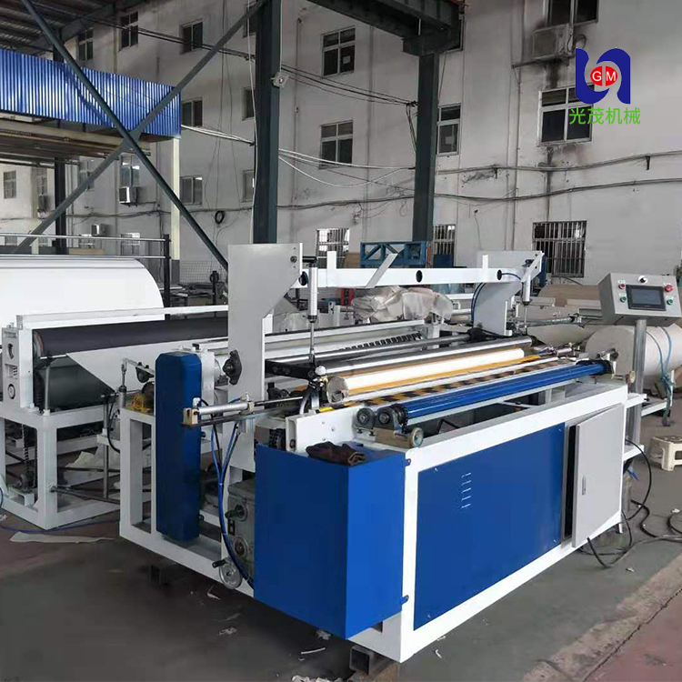 Household paper processing base paper rewinding household paper Guangmao toilet paper deep processing equipment with a daily output of three tons