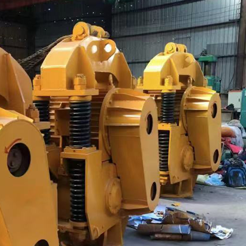 90 type electric spring vibration hammer 9T excavator vibrator pile driver pile planting machine Lingda Machinery