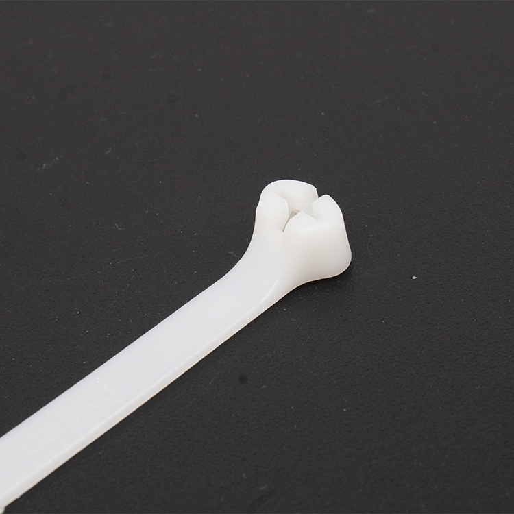 Special inlay Cable tie steel tooth nylon belt body self-locking cable tie stainless steel inlay strap