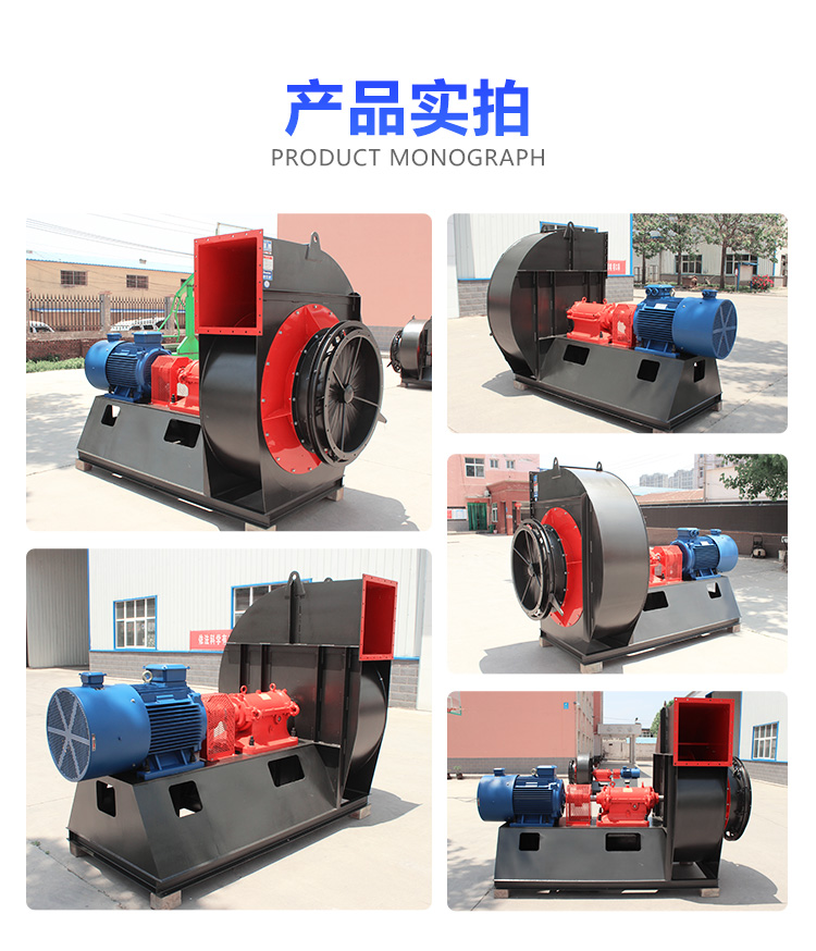 Boiler Kiln Induced Draft Fan Variable Frequency High Voltage Centrifugal Fan 9-38 Fan