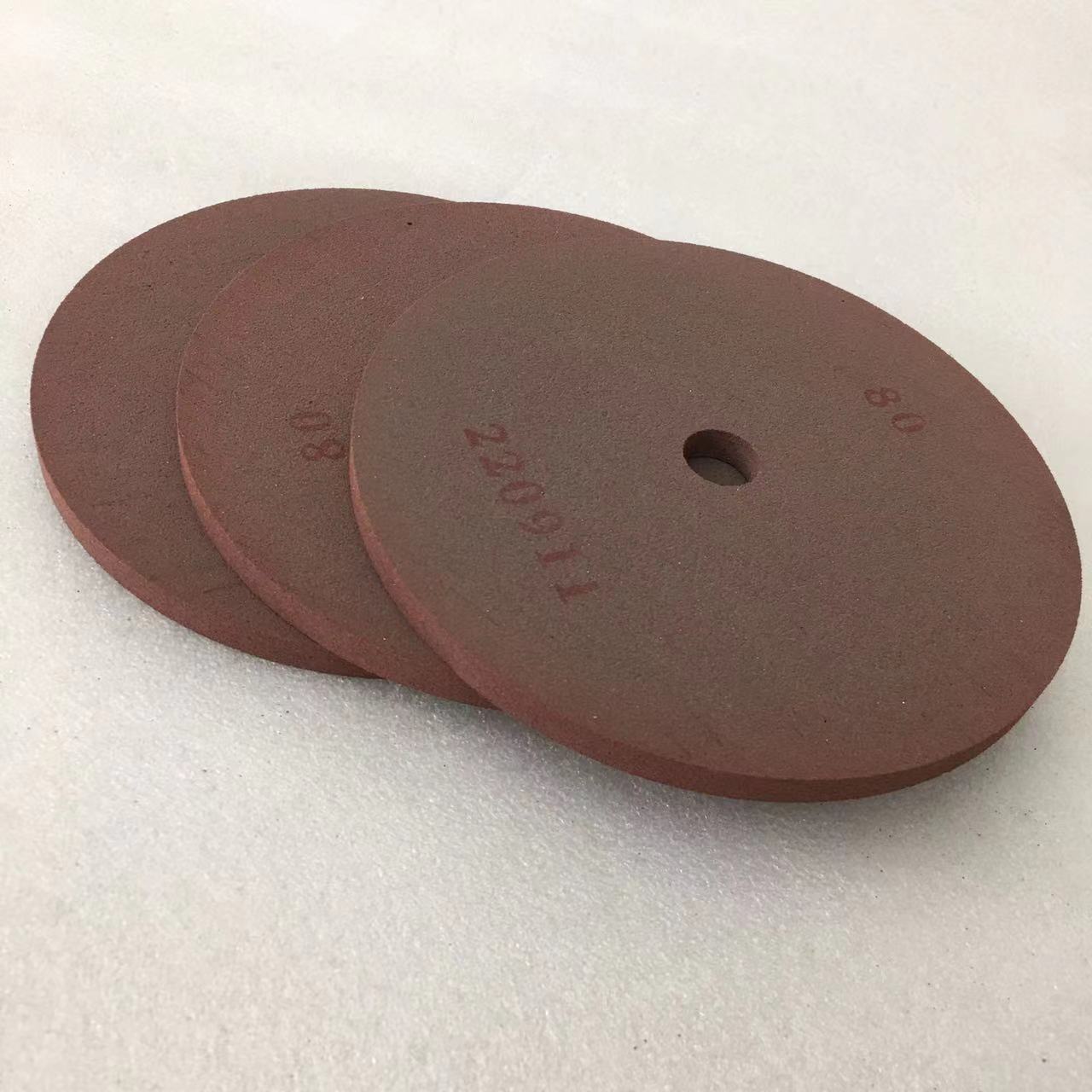 Elastic wheel flexible grinding wheel for grinding high borosilicate glass with diverse particle sizes can be customized