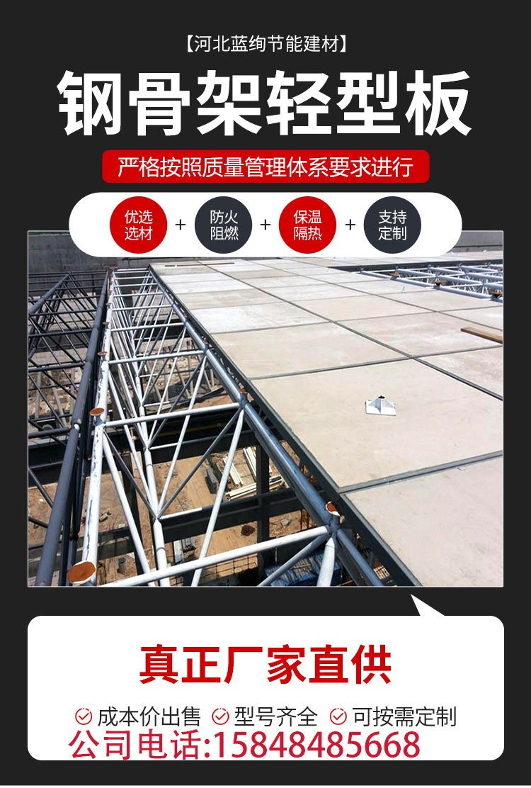 National standard load capacity for integrated insulation of industrial factory steel frame roof walls and panels