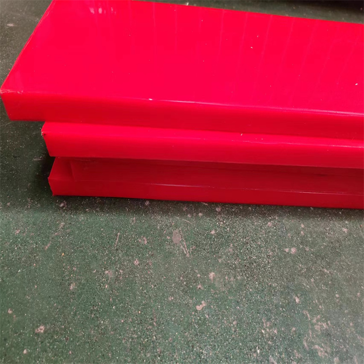 ChuangAo supplies red polyurethane Flat noodles pouring polyurethane lath Flat noodles PU board