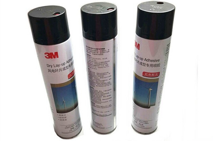 3M wind turbine blades are formed with colorless adhesive spraying, with strong atomization effect and uniform spraying of wind turbine adhesive
