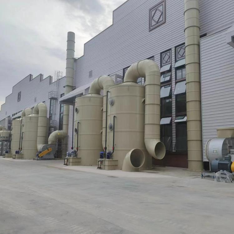 窑炉玻璃钢脱硫塔 工厂空气净化用 环保设备 生产定制安装加工 圣建