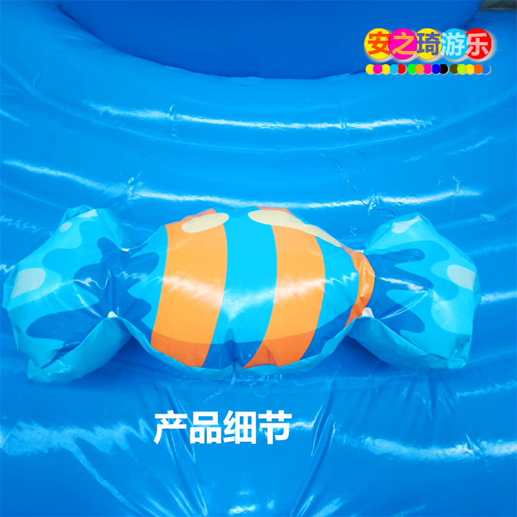 New Cake Castle Water Slide Large Inflatable Toy Square Children's Trampoline Scenic Area Equipment