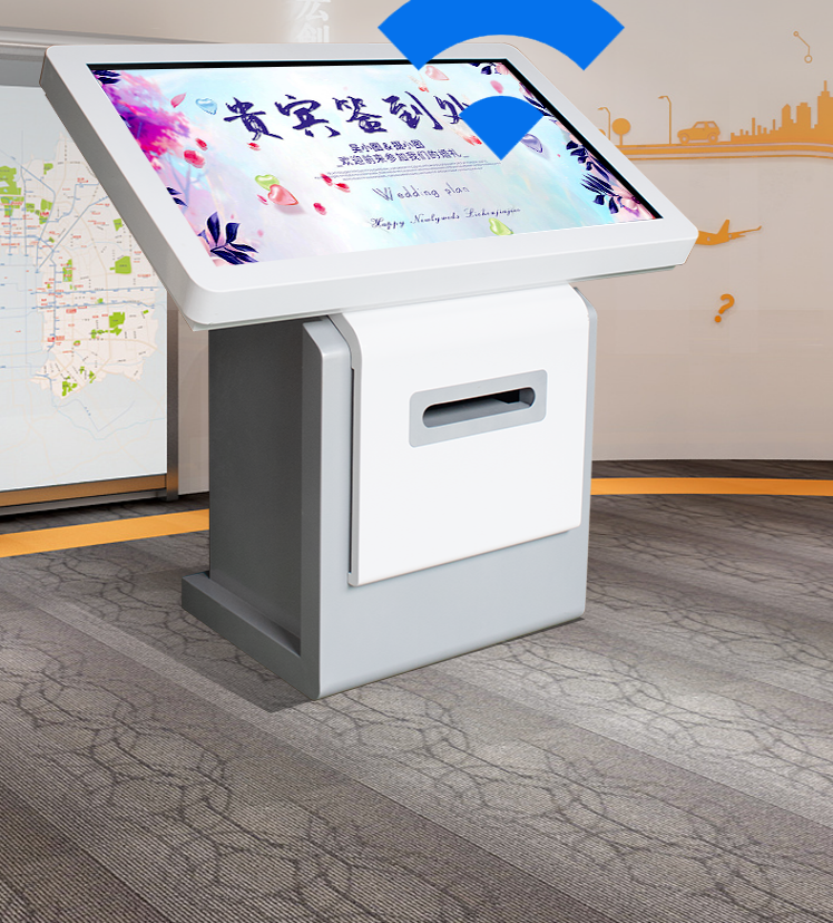 Enteng horizontal electronic software self-service signature printing and copying interactive message all-in-one machine