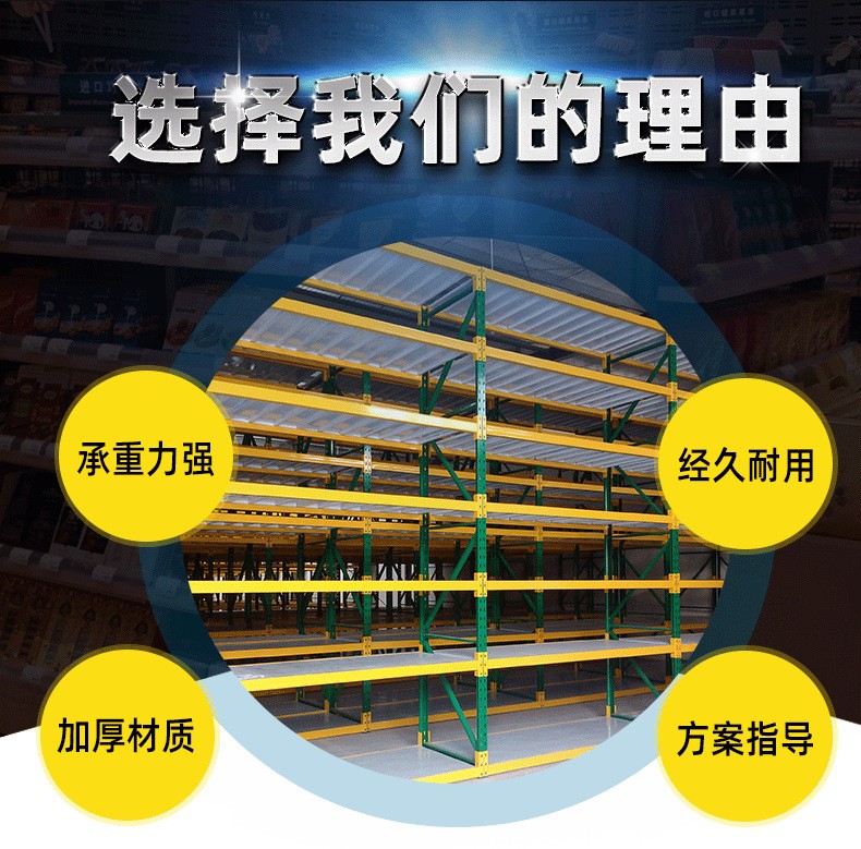 Light, medium, and heavy shelves, storage warehouses, iron shelves, display racks, household wholesale storage shelves