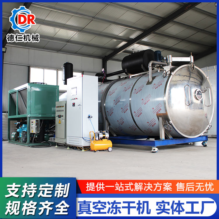 Deren Machinery Matsutake Freeze Drying Equipment Small Vacuum Freeze Drying Machine Cold Trap Device Widely Used