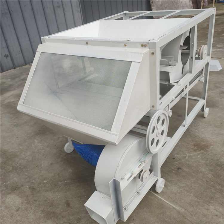 Sesame screening machine Gravity type wheat and rice stone removal machine New morning onion seed cleaning machine