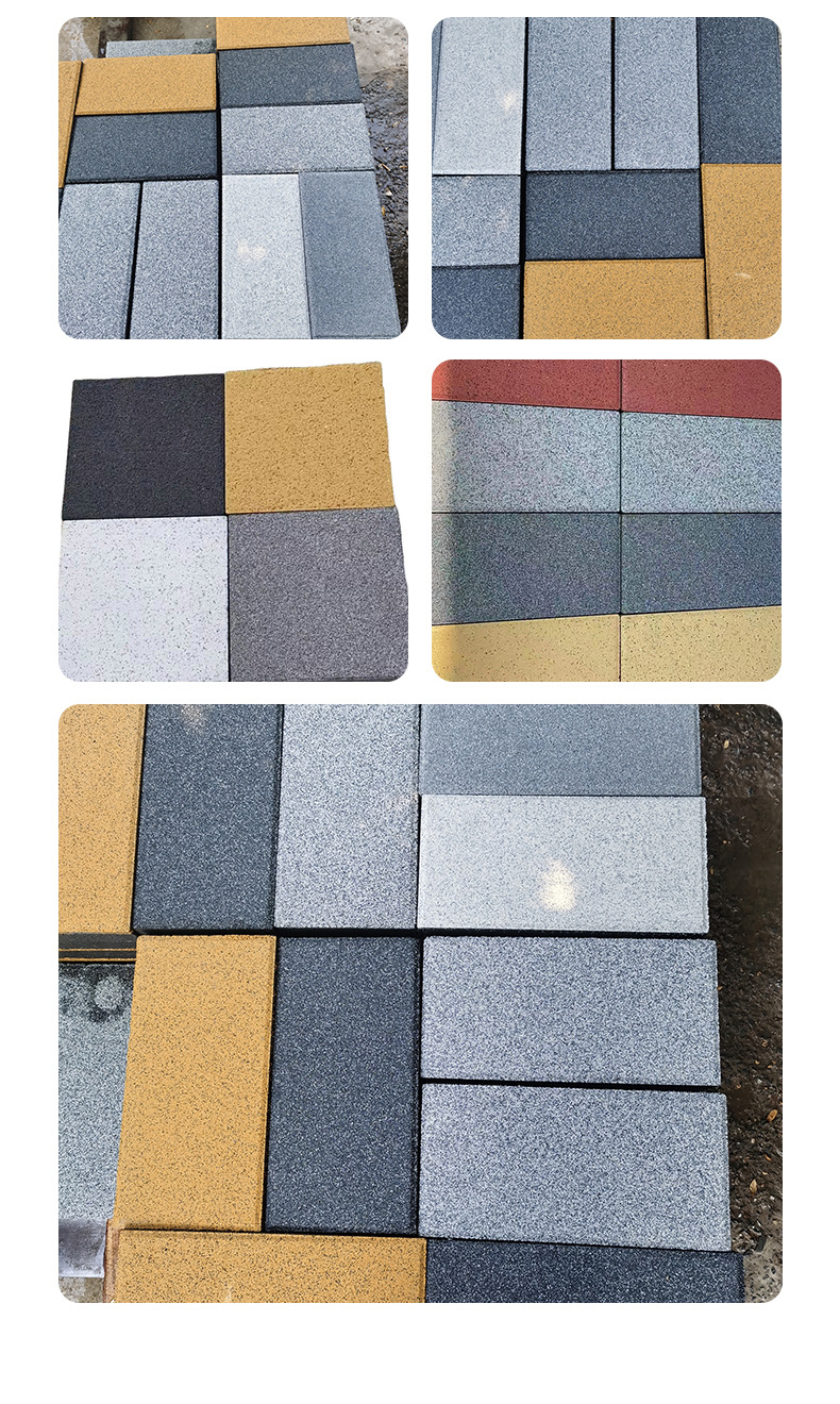 Shengzhong PC Imitation Stone Brick Square Park Pavement Permeable Brick Imitation Stone Litchi Surface Sesame Imitation Granite