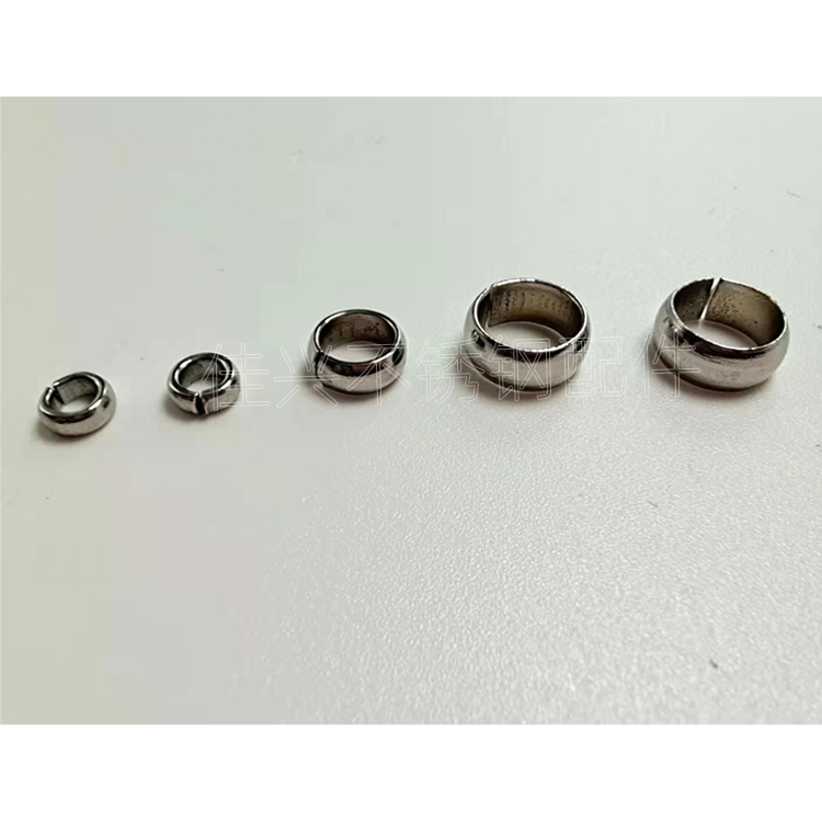 Open ring, stainless steel single ring, O-ring connection ring, circular ring, multiple specifications, and small rings can be electroplated with gold color