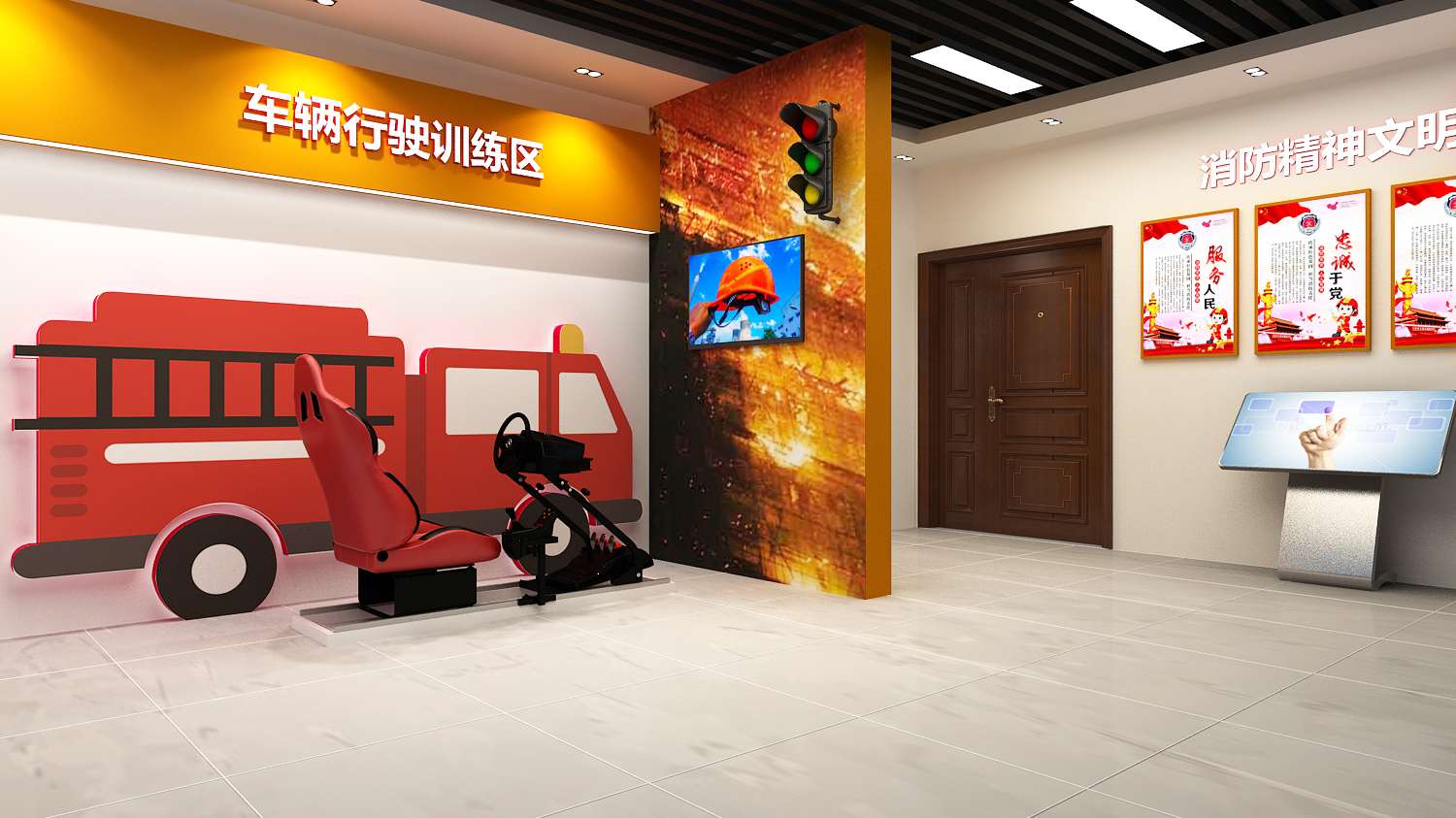 Building Fire Automatic Alarm Linkage Demonstration System VR Fire Drill Equipment Rich Content Immersion Experience