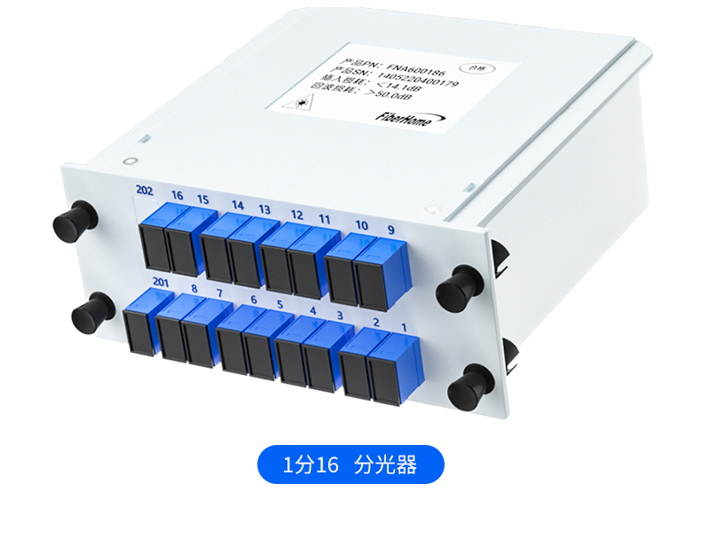 Fiberhome Fiber Optic Splitter, General Distribution of Fiberhome Communication, Four Way Insert Card Type One to Two Optical Splitter