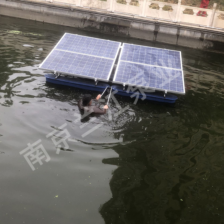 Floating fountain aerator, lifting fountain aerator, photovoltaic solar aerator