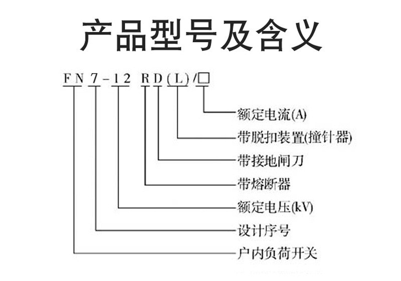 10kV indoor load switch FN7-12RD/400 for Changgao high-voltage power supply