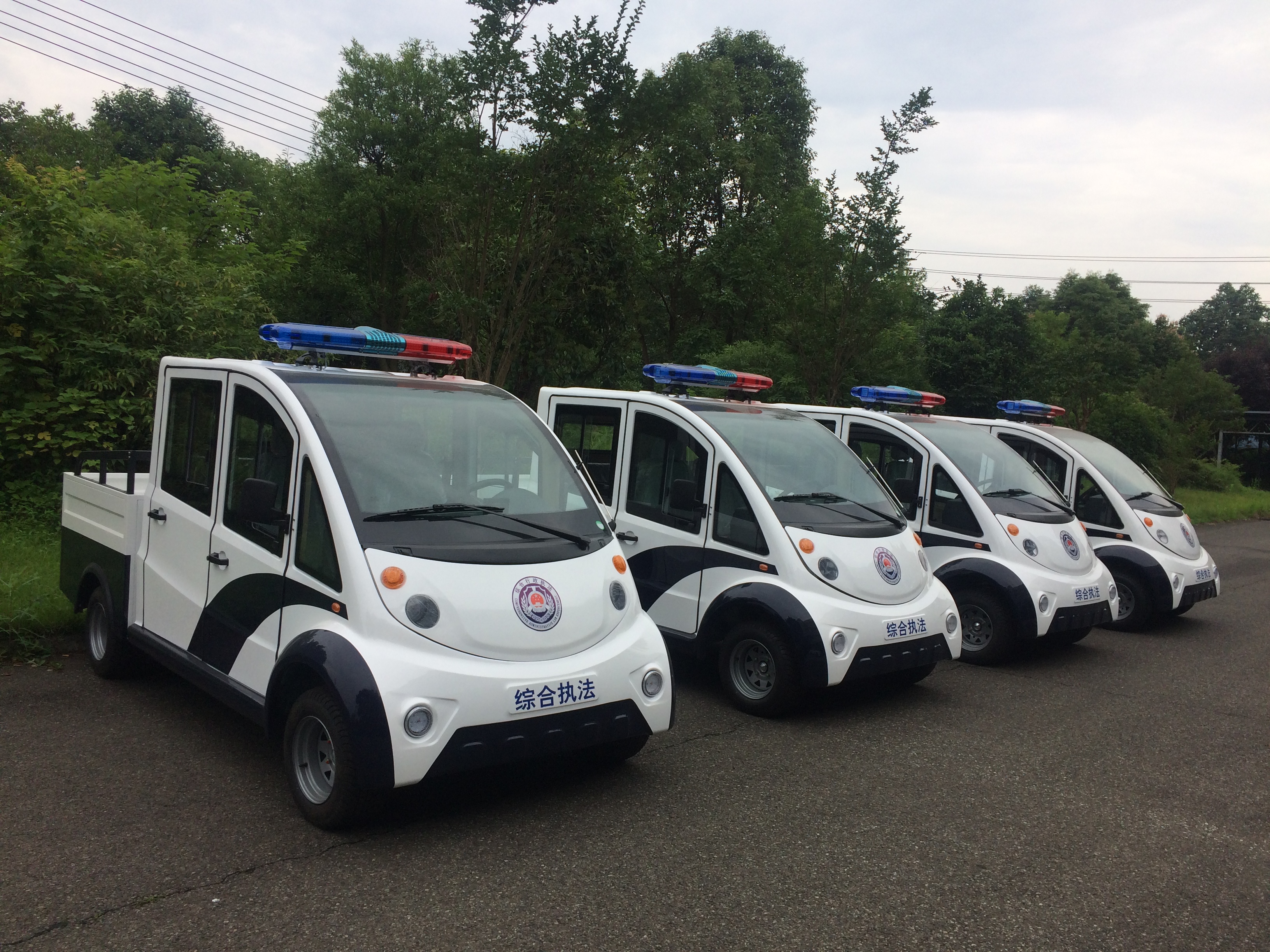 Sichuan Chengdu Mianyang Ya'an New Energy Electric Fire Patrol Vehicle 5-seater Pickup Electric Patrol Vehicle