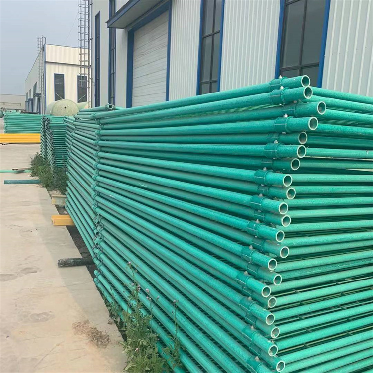 Zhanrui fiberglass anti glare mesh isolation fence manufacturer installs simple, sturdy, and durable corrosion-resistant mesh for engineering purposes