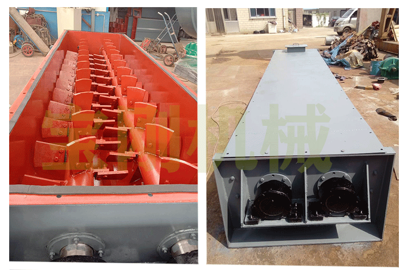 Horizontal dust humidification dual shaft mixer Industrial fly ash dry and wet multifunctional mixer