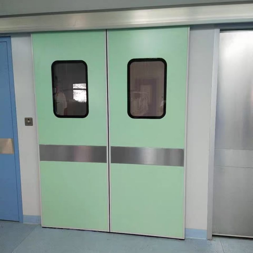 Medical operating room airtight door, electric foot sensor door, radiation resistant lead door, dental and pet hospital