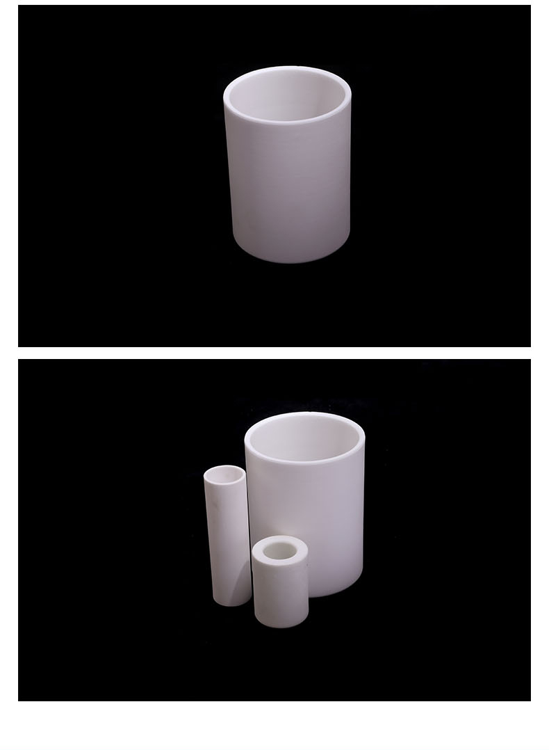 Industrial ceramic accessories wear-resistant 95 alumina ceramic tube insulation high temperature resistant Electroceramics material customization