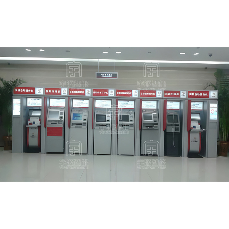 Supply Bank VI Indoor Self Service Bank Automatic Semi enclosed Lobby ATM Hood Customization