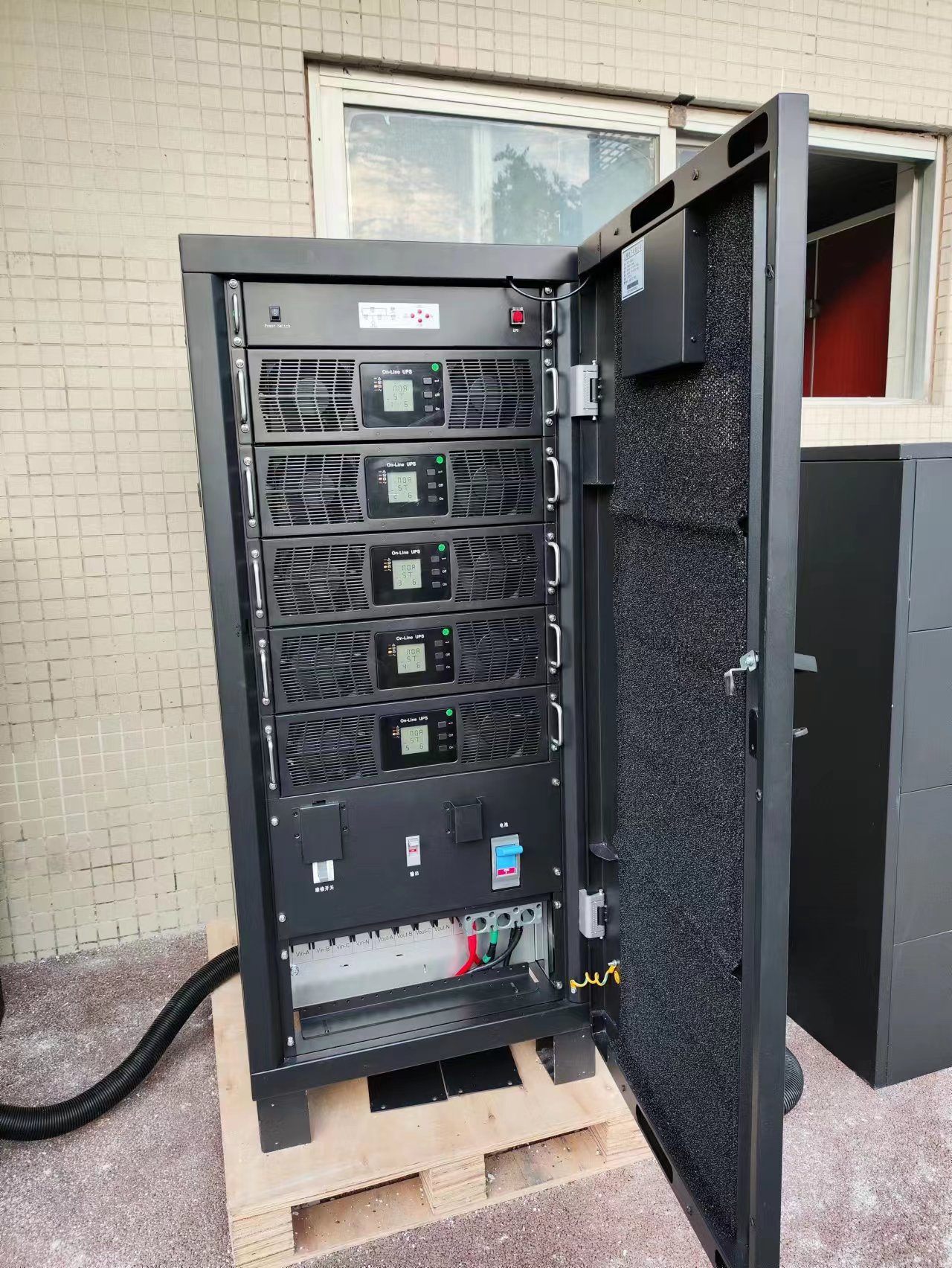 On site installation and commissioning of uninterrupted UPS power supply batteries for the Chengdu Universiade