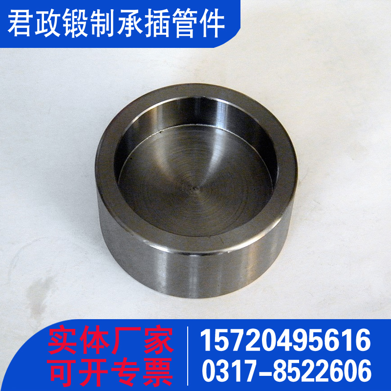 American standard ASME B16.11 socket and spigot pipe caps and heads can be customized for large inventory applications in industries such as petroleum