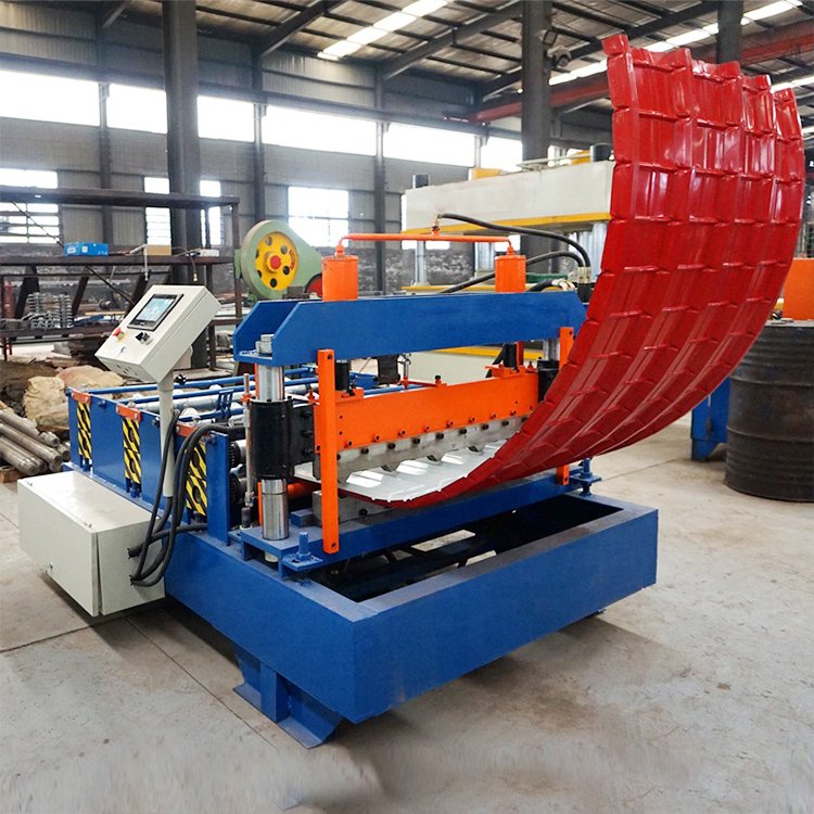 840 arch lifting machine fully automatic color steel arch tile pressing machine equipment building HZ-222