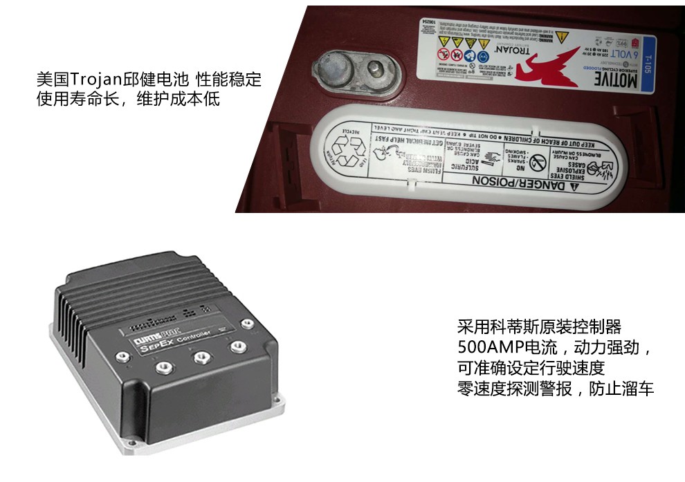 Imported electric patrol vehicle brand Clubcar Tempo Pioneer series customized intelligent warning device