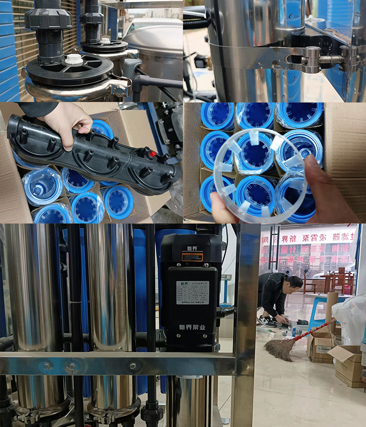 Commercial purified water machine, water storage type, 0.5t fully automatic reverse osmosis direct drinking machine, RO reverse osmosis equipment, intelligent operation