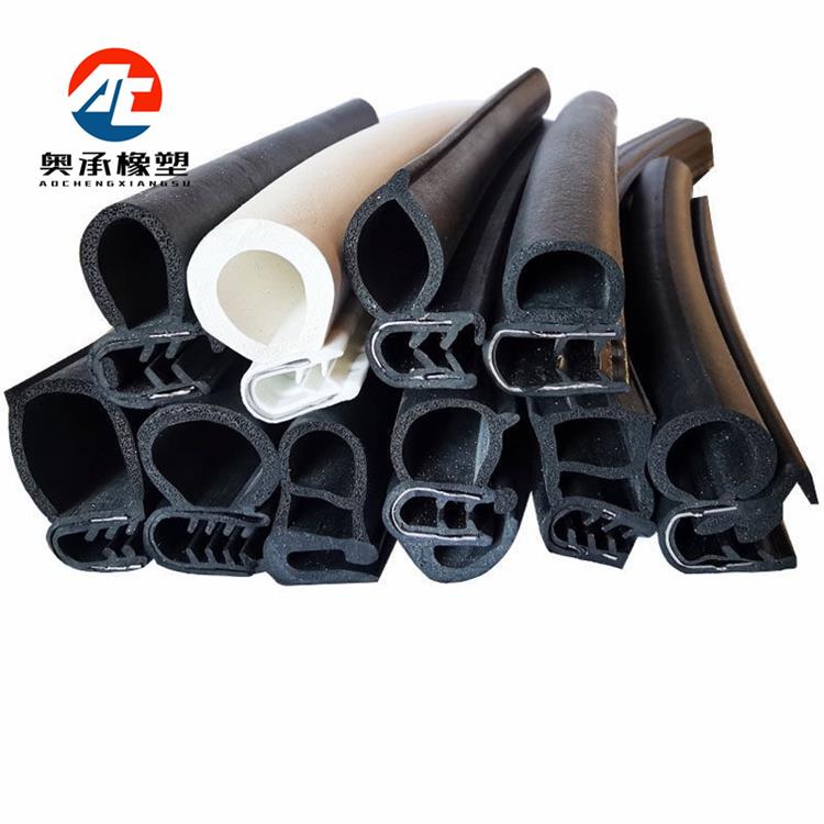 Soundproof car door frame rubber strip, middle door, dustproof motor cabinet, electrical box, mechanical equipment, bubble testing sealing strip, U-shaped sealing strip