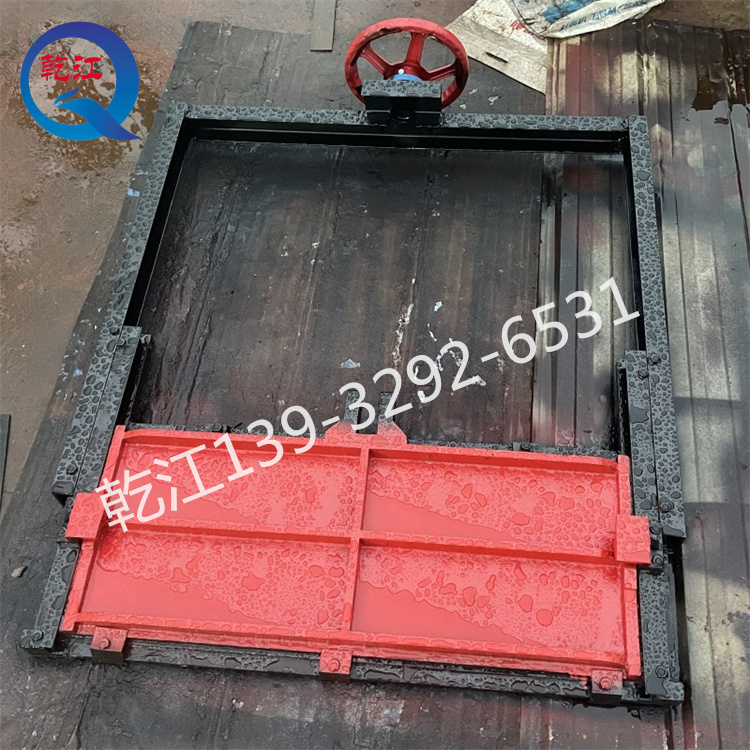 DN0.5 meter high-pressure cast iron gate hoist for sorting channels, paddy fields, and sailor's lifting gate valve threaded connection