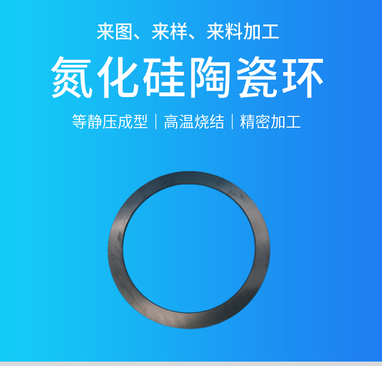 Customized aluminum oxide, zirconia, silicon nitride insulating ceramic ring with high hardness for sampling by Hyde