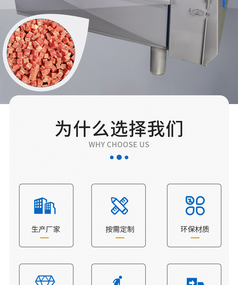 3D CNC Micro Frozen Meat Dicing Machine Multifunctional Meat Products Slicing Machine Large Meat Raw Material Dicing Equipment