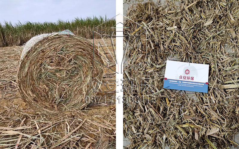 Crop straw crusher, palm straw, reed square bundle, round bundle, and bulk material shredder are energy-saving and environmentally friendly